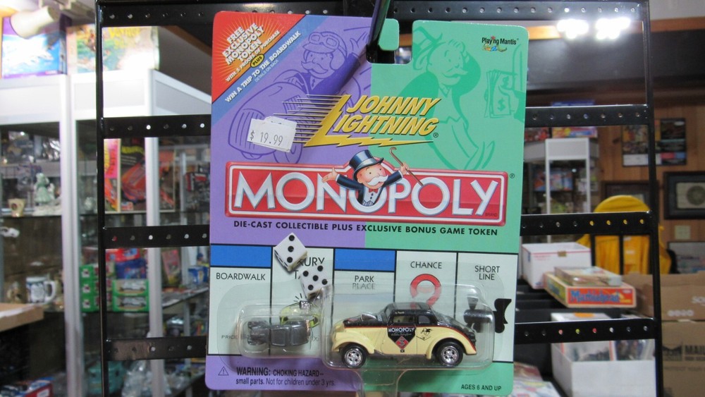 Johnny Lightning Monopoly  GO 33 Willys Gasser Coupe With Game Token  QIK SH