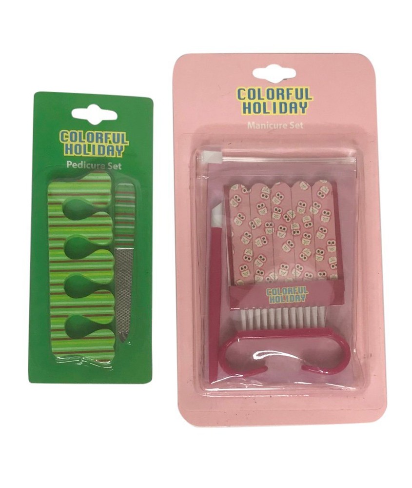 Festive Holiday Nail Care Set for Manicure & Pedicure