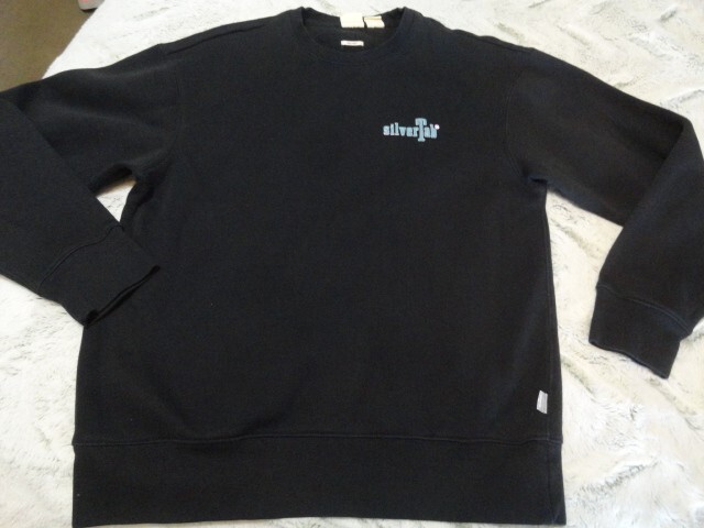 NWOT Mens Black Levi's Silver Tab Relaxed Sweatshirt - SZ S