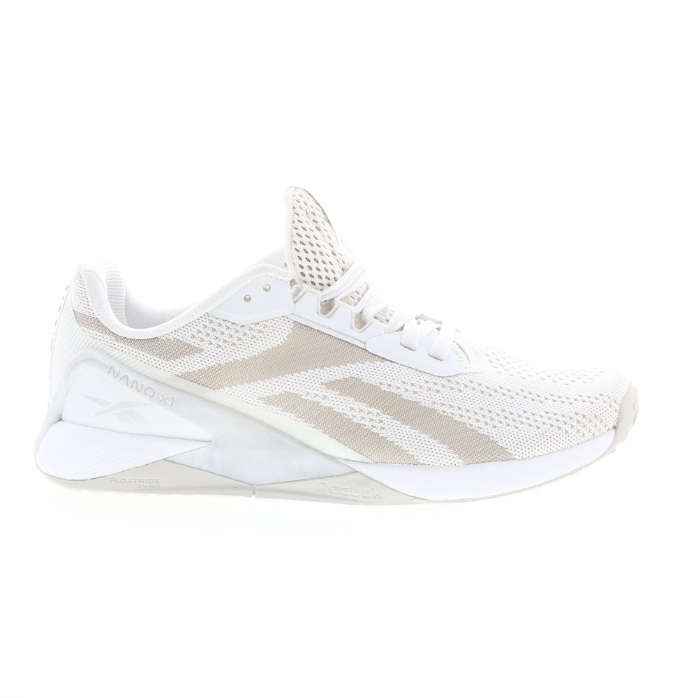 Reebok Nano X1 H02837 Womens Beige Canvas Athletic Cross Training Shoes 11