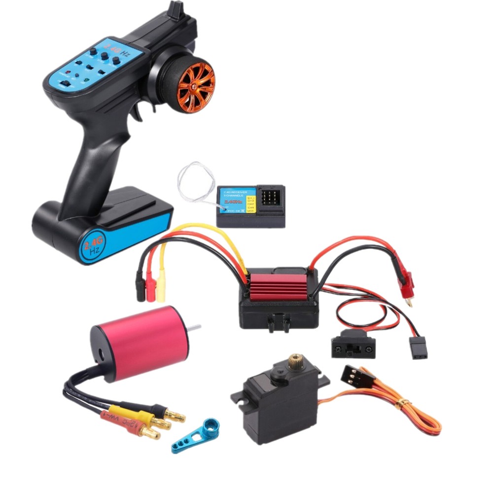 1/16 1/18 RC Car Remote Control&Brushless Motor ESC For WLtoys HSP A979 A959-B