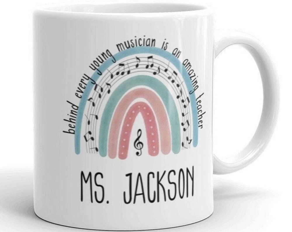 Personalized Music Teacher Gift Piano Teacher Gift Music Student Gift Elementary