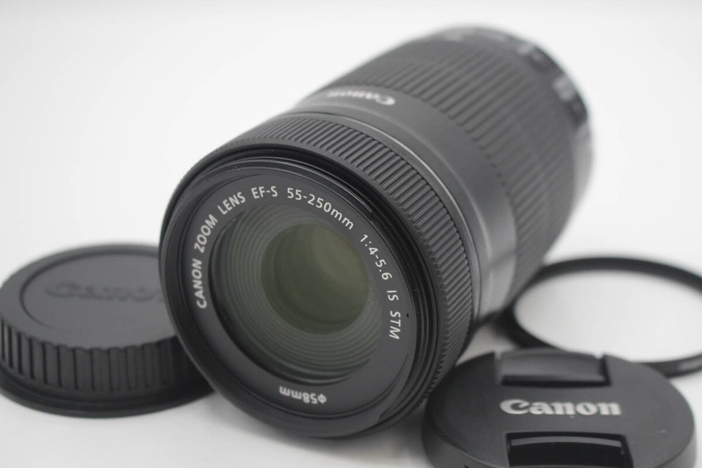 Canon EF-S 55-250mm F4-5.6 IS STM Telephoto Lens Used in Excellent Condition