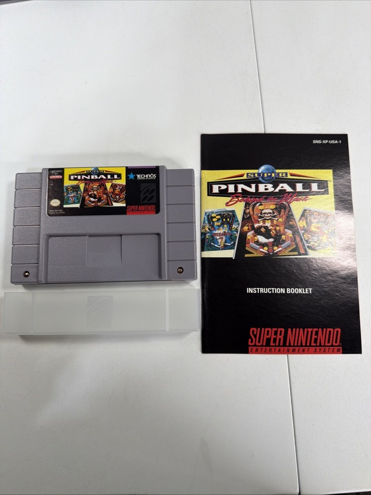 Super Pinball (Super Nintendo Entertainment System) SNES Tested