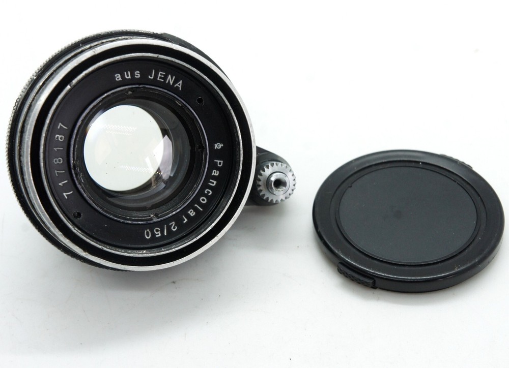 Vintage Carl Zeiss Jena Pancolar 50mm f/2 Exakta Mount Lens