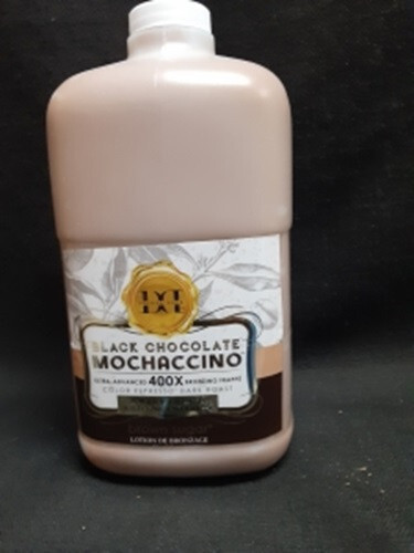 Double Dark Black Chocolate Mochaccino 64oz Tan Jug with Pump-image