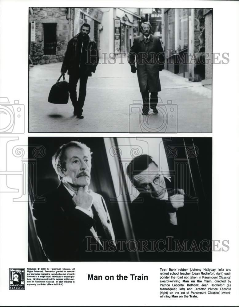 2003 Press Photo The cast and crew on the set of 