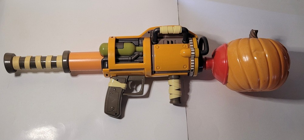 Fortnite Pumpkin Launcher Epic Games 2018 Cosplay Toy Working Lights & Sounds