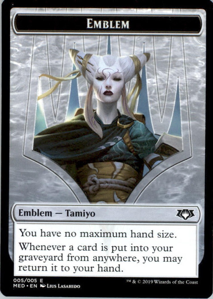 Emblem - Tamiyo, the Moon Sage - Mythic Edition: Ravnica Allegiance - NM - #5