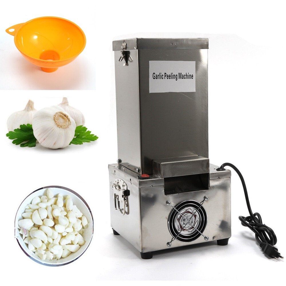 Commercial 180W Stainless Steel Electric Garlic Peeling Machine for Fast Skin Removal