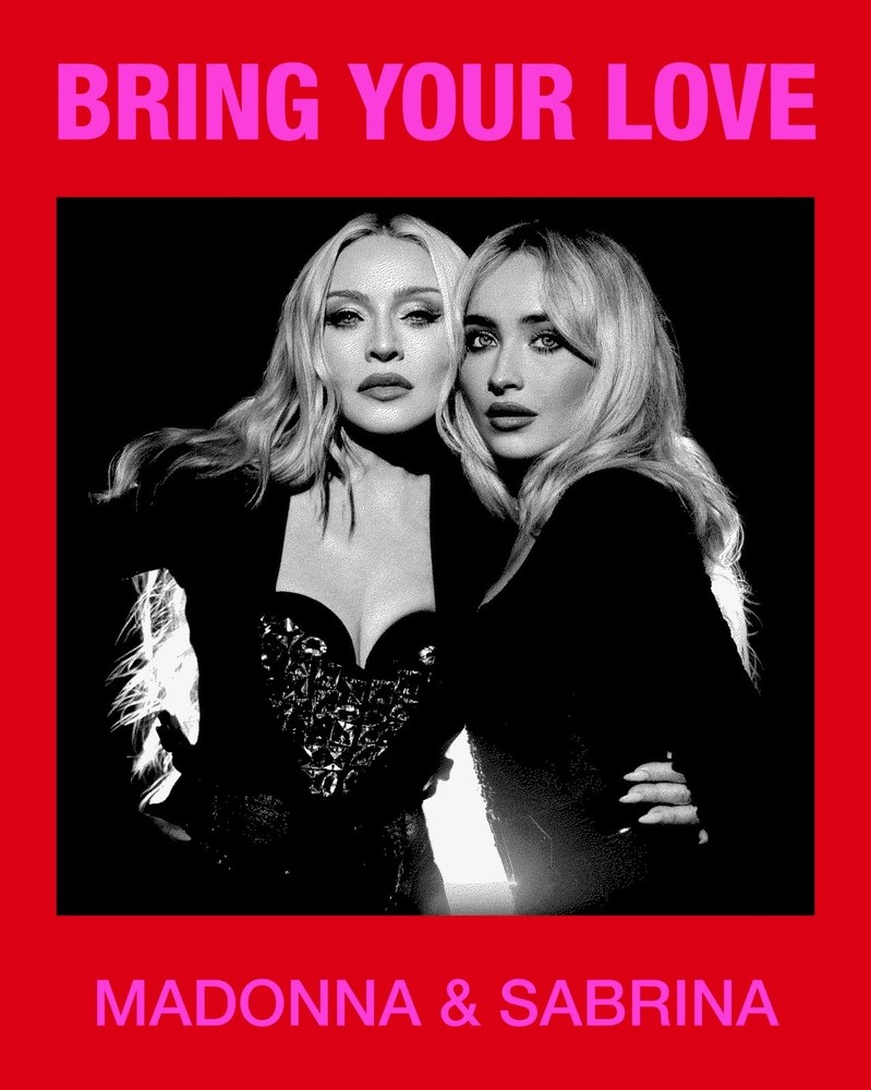 Madonna and Sabrina Carpenter - 'Bring Your Love' Single Poster