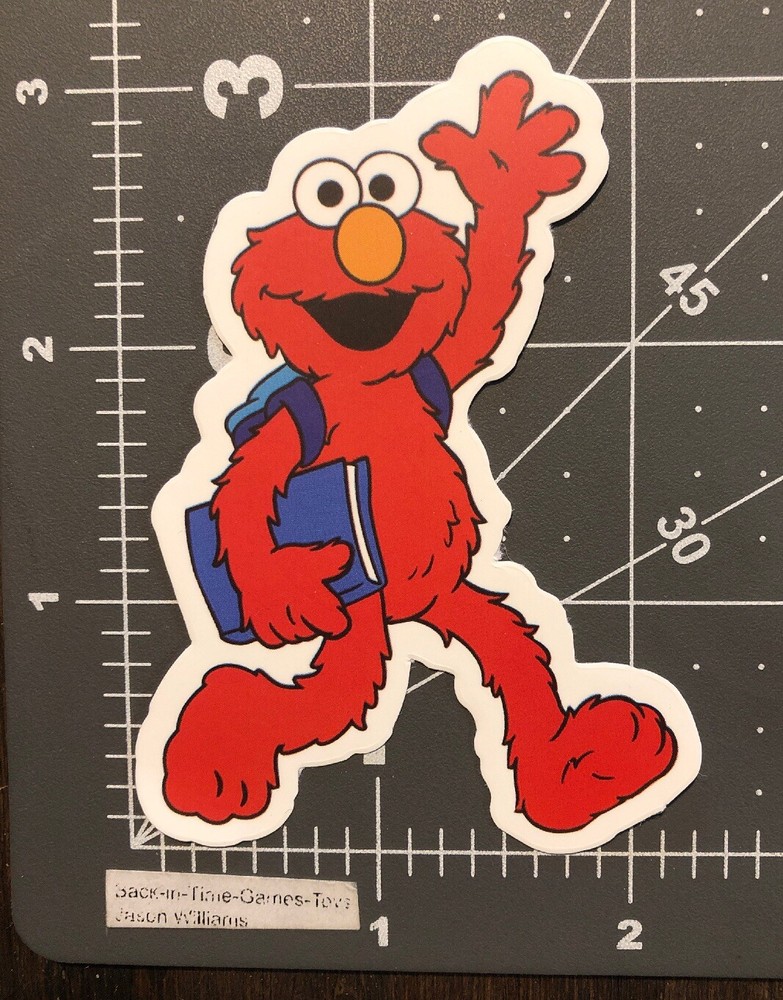 Back To School Elmo Humor Skateboard Laptop Guitar Decal Sticker B11C-image
