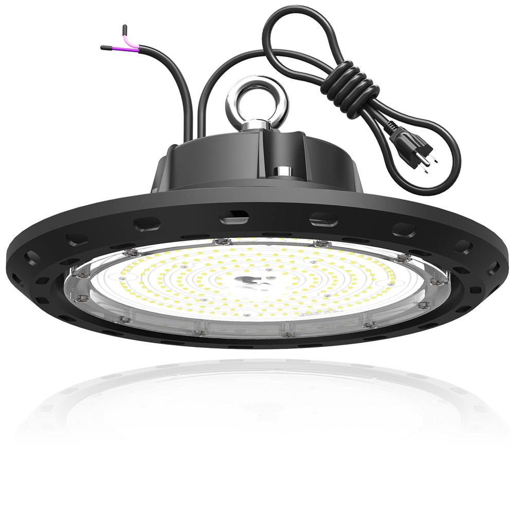 150W UFO LED High Bay Light 22500LM 0-10V Dimmable Equivalent to 600W HPS MH High Bay Lighting Optimal for Industrial Commercial Use