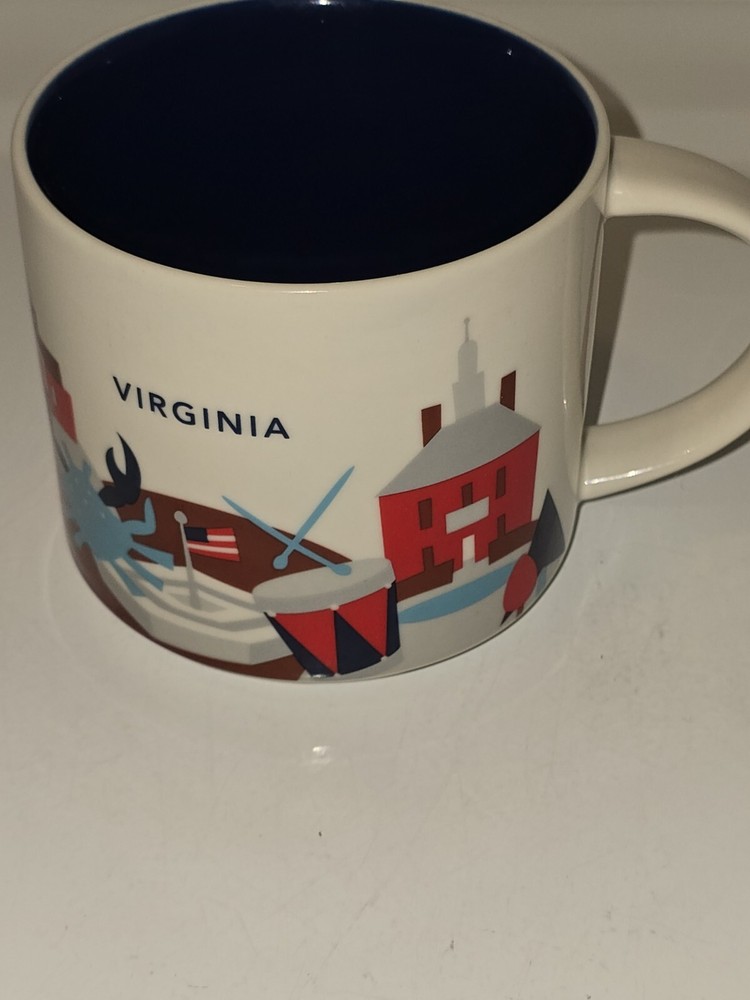 Starbucks Virginia Collectible 14oz Coffee Mug You Are Here Collection 2015