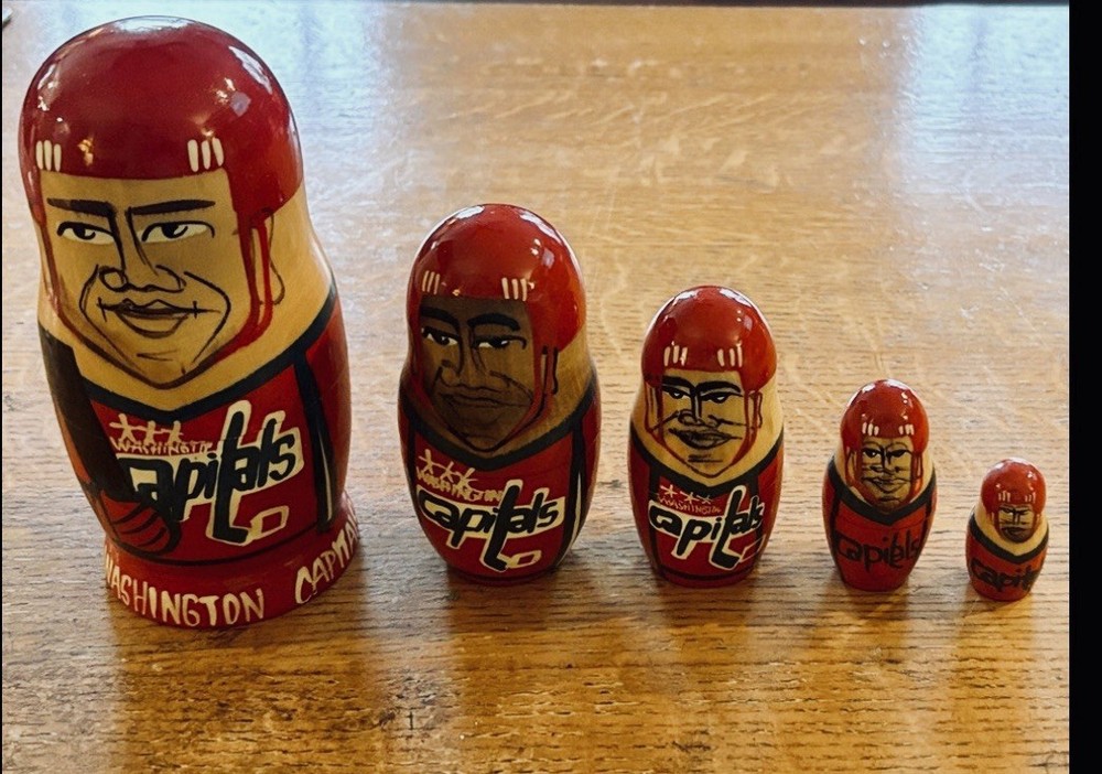 Alex Ovechkin Washington Capitals Nesting Doll Hand Painted Backstrom