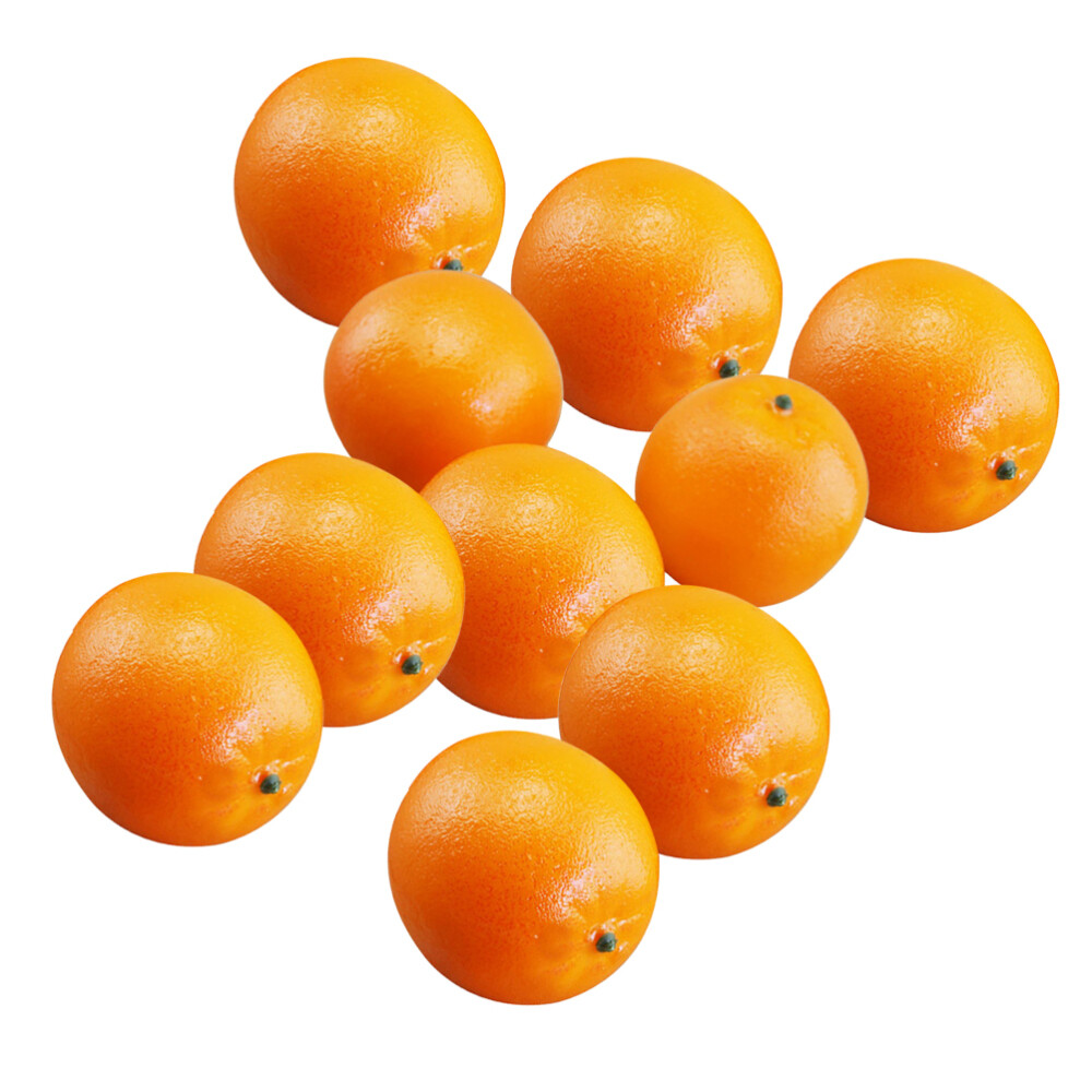 10pcs Props Fruit Fake Fruit Scenery Photography Fruit Props Orange Artificial
