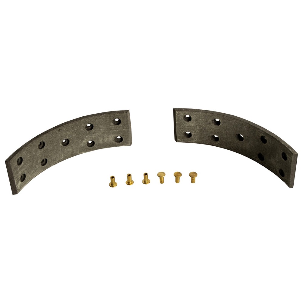 Allis Chalmers D17 WD45 Brake Shoe Lining Kit with Rivets 70231633