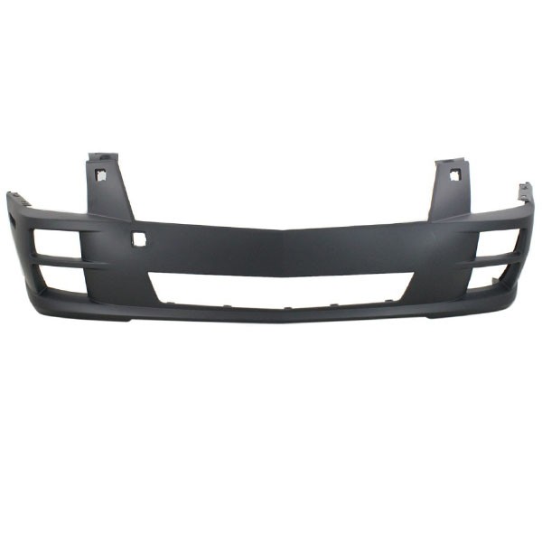 08-11 Cadillac STS Primed Front Bumper Cover with Headlight Washer Holes GM1000854