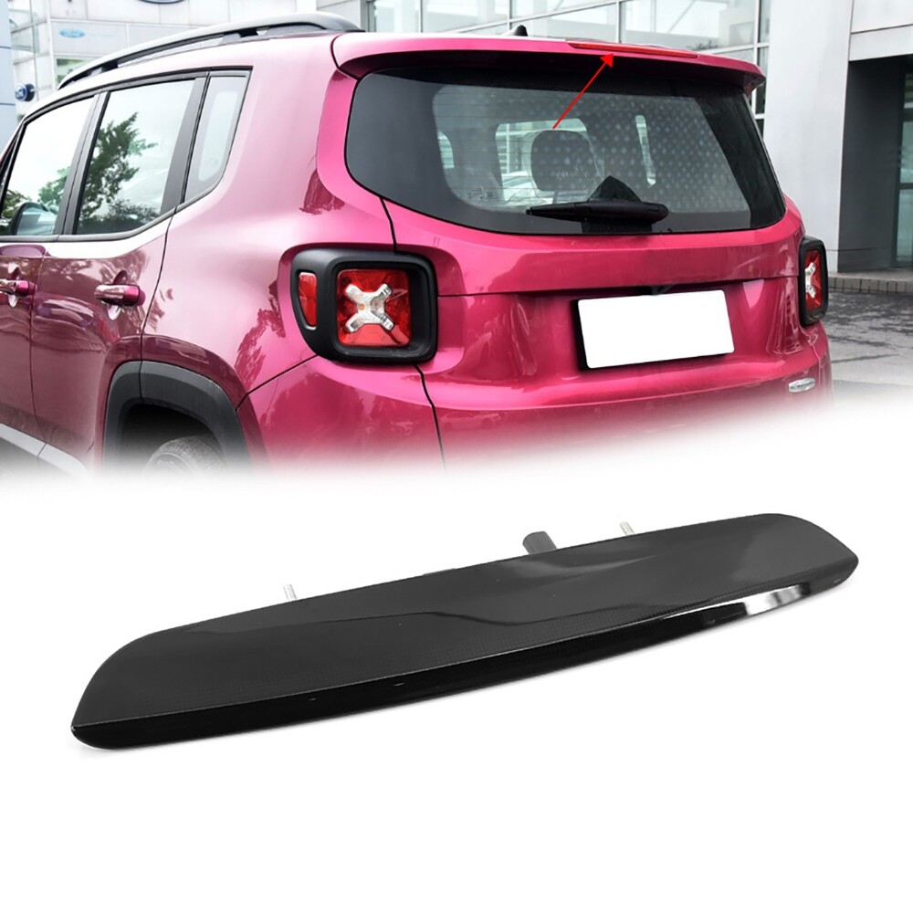 High 3rd Third Brake Stop Light Lamp 68247167AA For 2014-22 Jeep Renegade black
