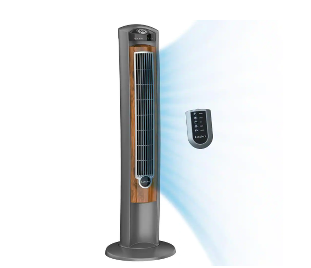 Lasko -Wind Curve 42 in. 3-Speed Oscillating Tower Fan with Fresh Air Ionizer