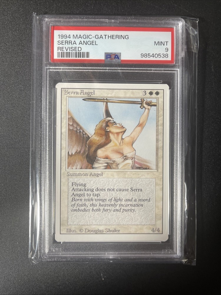 MTG PSA 9 Serra Angel revised