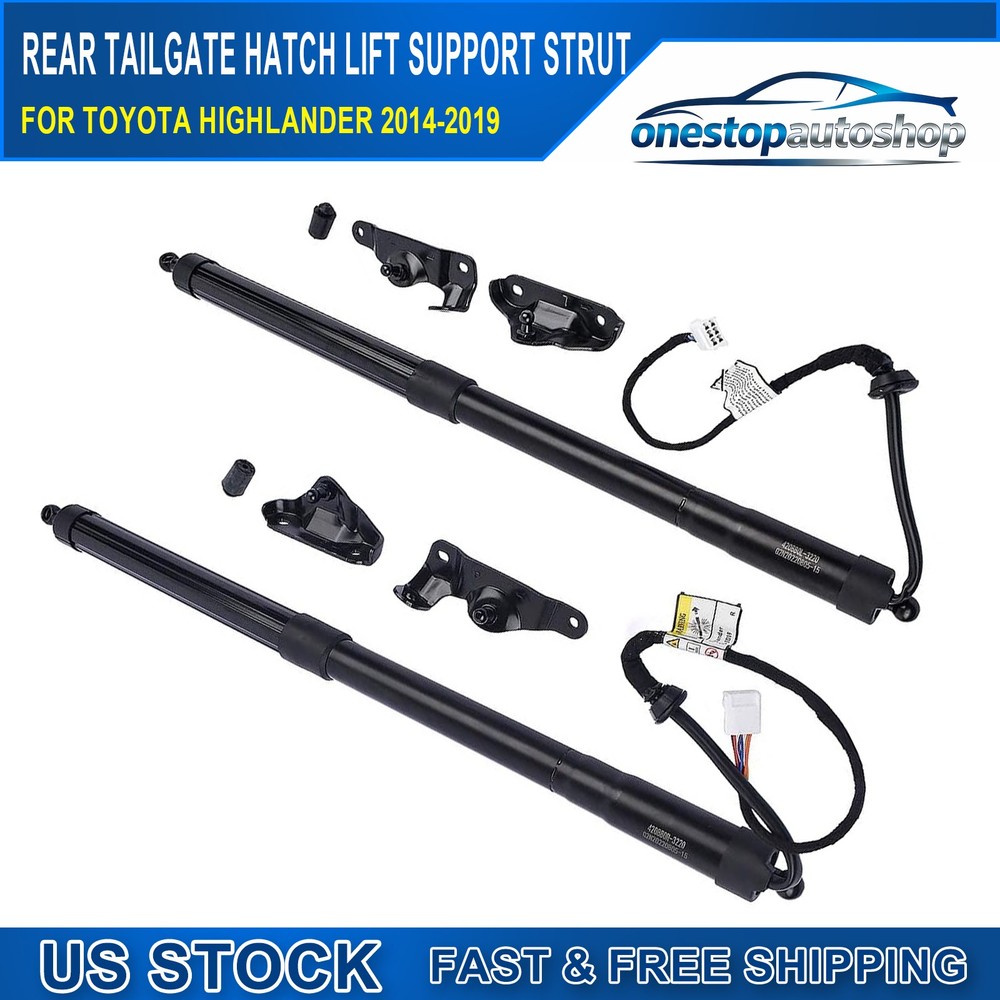 2PC Rear Tailgate Power Hatch Lift Support Strut for Toyota Highlander 2014-2019