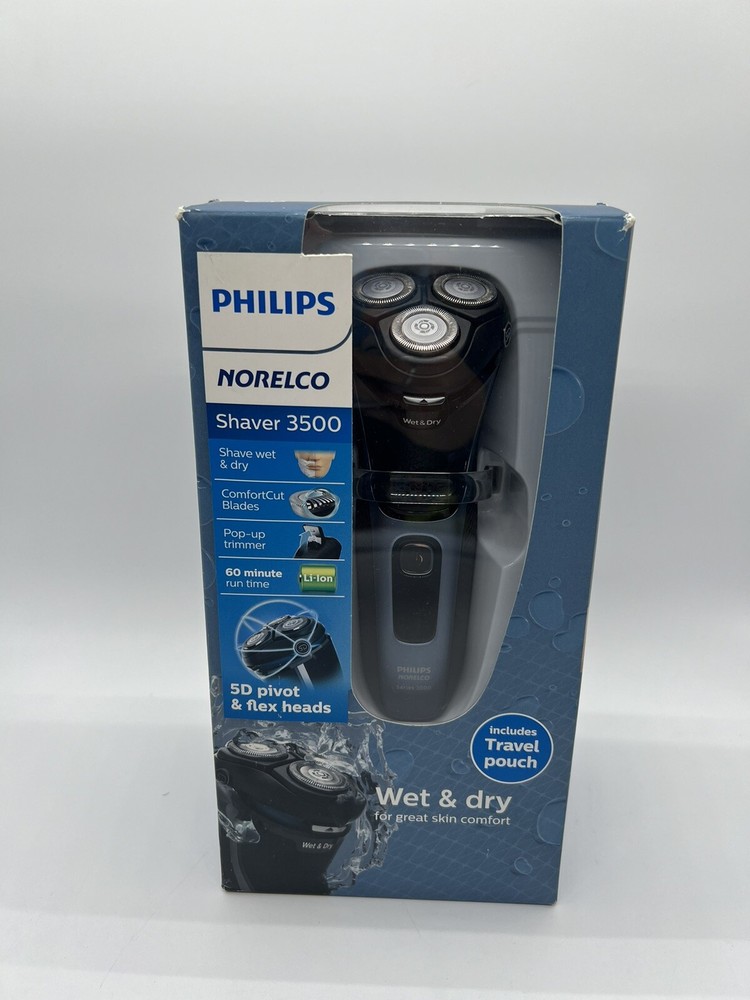 フィリップスNorelcoシェーバー3500コードレス充電式ウェット&ドライ、S3212 / 82中古Q2(11)