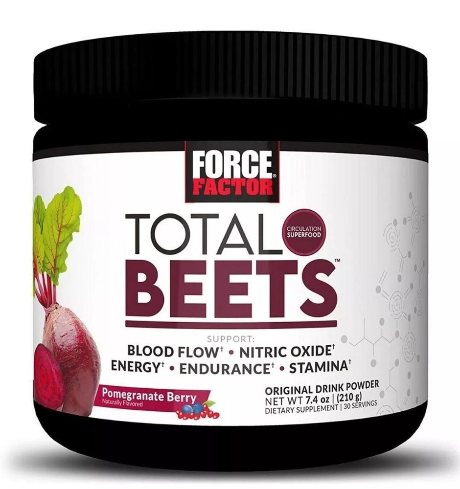 Boost Circulation with Force Factor Total Beets Superfood Powder for Nitric Oxide Support