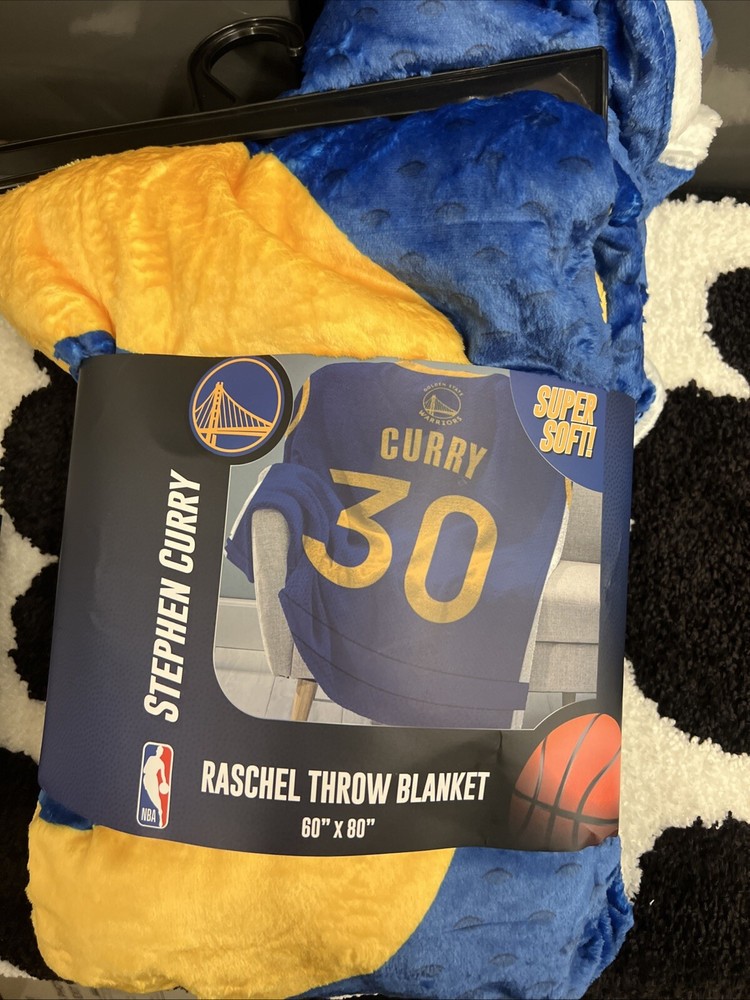 Плюшевая бланке Sleep Squad Golden State Warriors Stephen Curry 60 x 80 дюймов Rachel...
