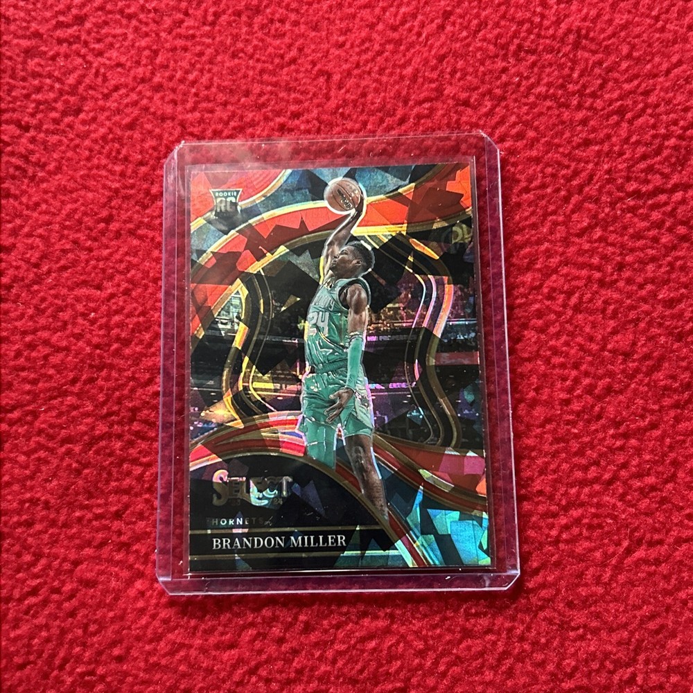 2023 Select Basketball Brandon Miller Courtside Red Cracked Ice Prizm #286 RC