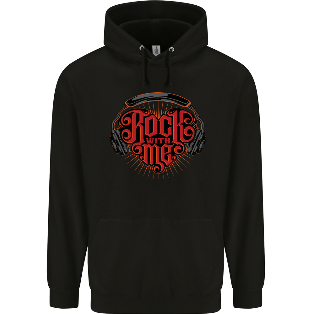 Heavy Metal Music Guitar Graphic Cotton Hoodie for Men