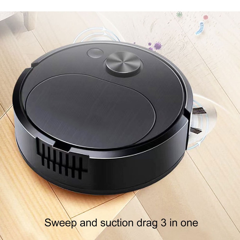 Automatic Vacuum Cleaner Low Noise Rechargeable 3 in 1 Smart Sweeping Robot