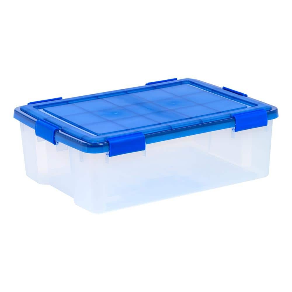 41 Qt./10gal.WeatherPro Clear Plastic Storage Tote