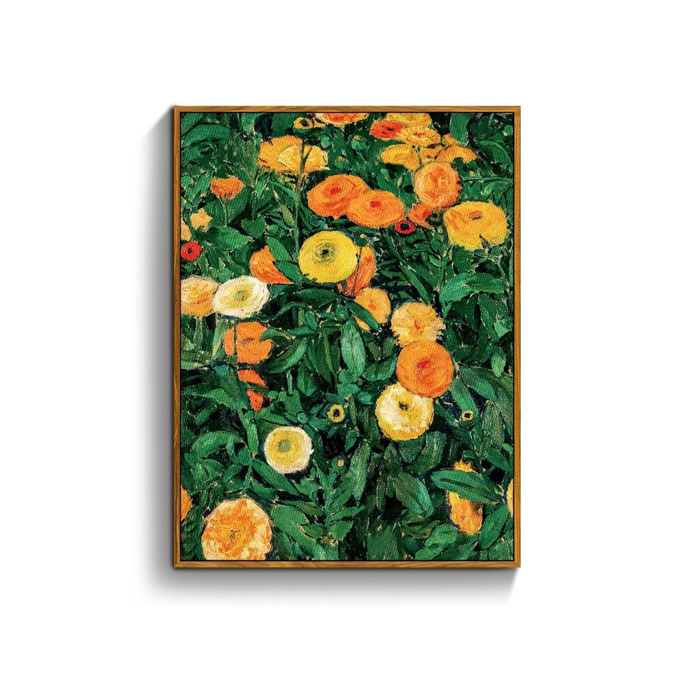 Vintage Framed Botanical Wall Art Canvas Prints, Bedroom Decor Aesthetic, Nat...