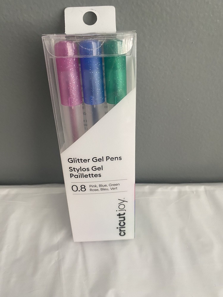 Cricut Joy Glitter Gel Pens Pink,Blue,Green   NEW