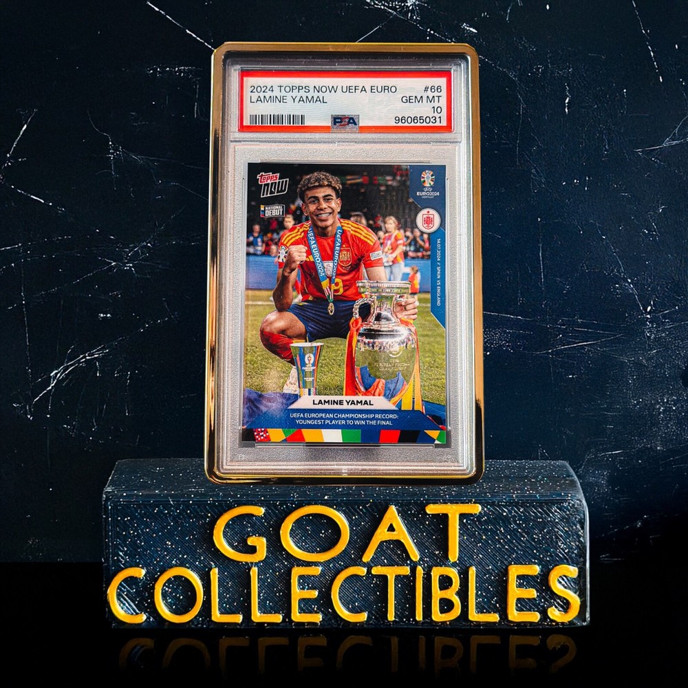 2024 TOPPS NOW UEFA EURO #66 LAMINE YAMAL ROOKIE RC PSA 10