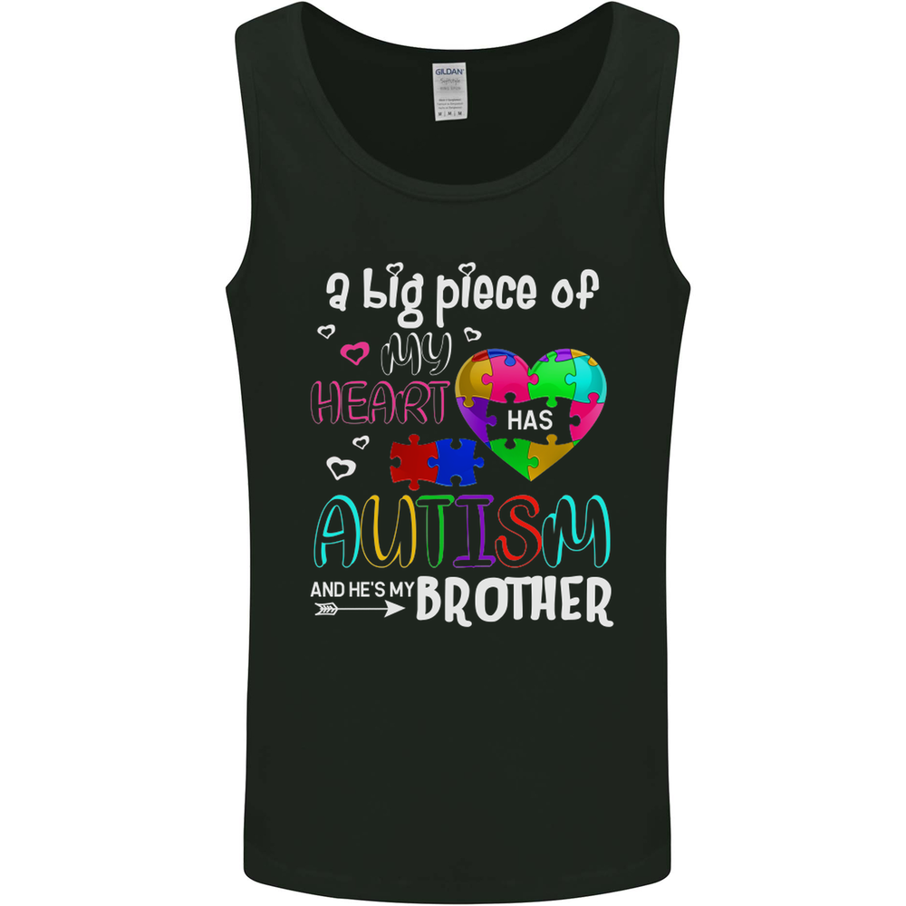 And Hes My Brother Autistic Autism ASD Mens Vest Tank Top