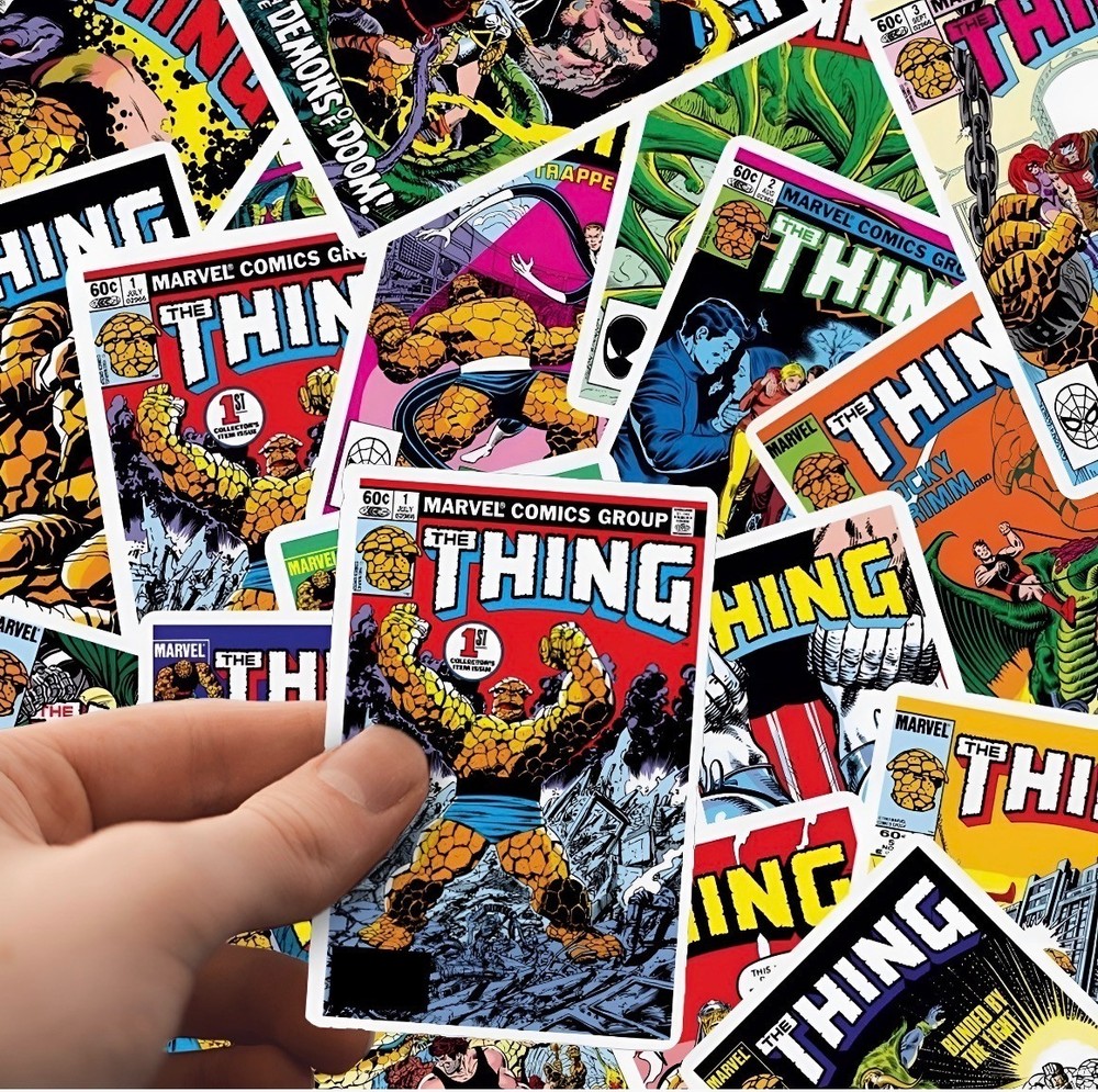 Marvel The Thing Vol 1 Comic Book Stickers / Decals – Issues #1–40
