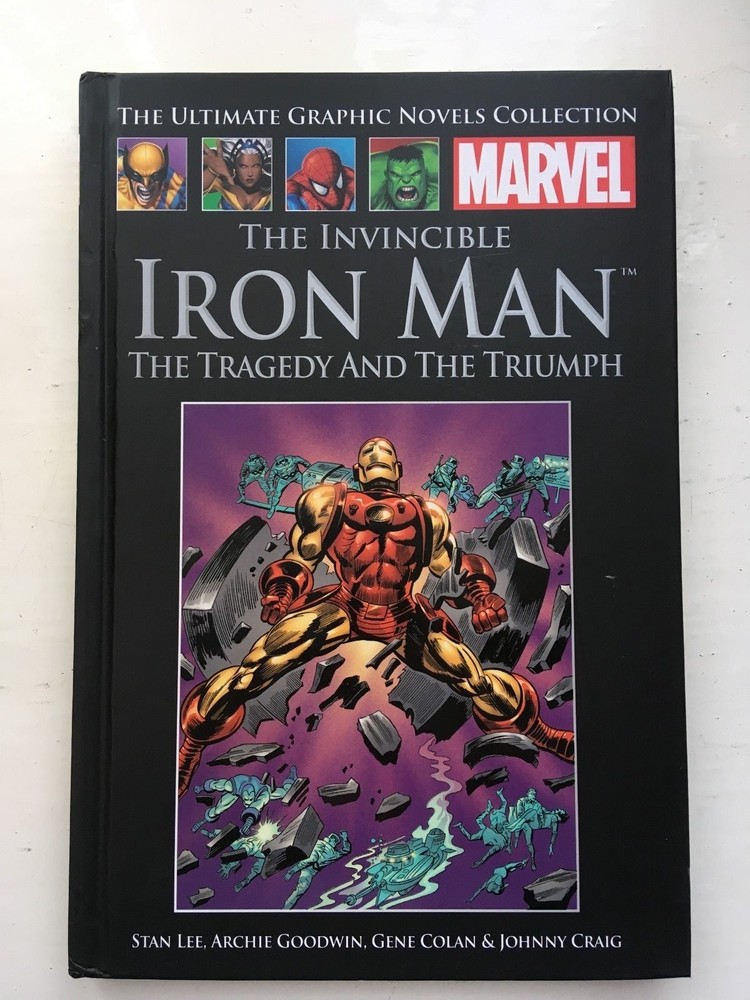 MARVEL ULTIMATE GRAPHIC NOVELS COLLECTION 71 INVINCIBLE IRON MAN TRAGEDY TRIUMPH