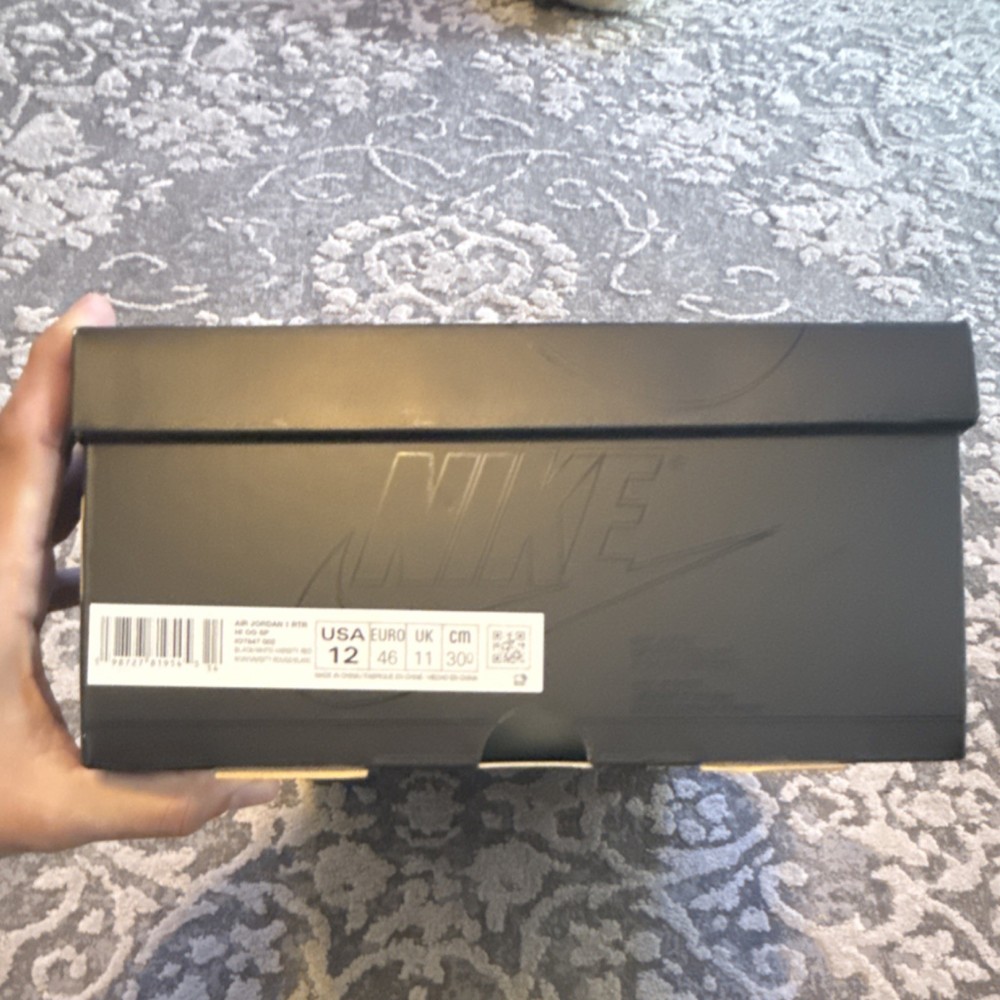 Nike Air Jordan 1 Retro High OG 107847-002 White Black Red Union x Fragment