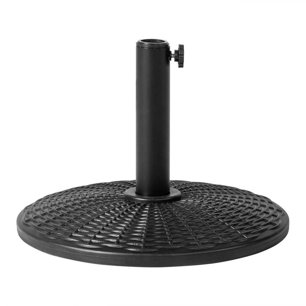 Imitation Rattan Pattern Plastic Injection Base 17.72 inch Garden Planter