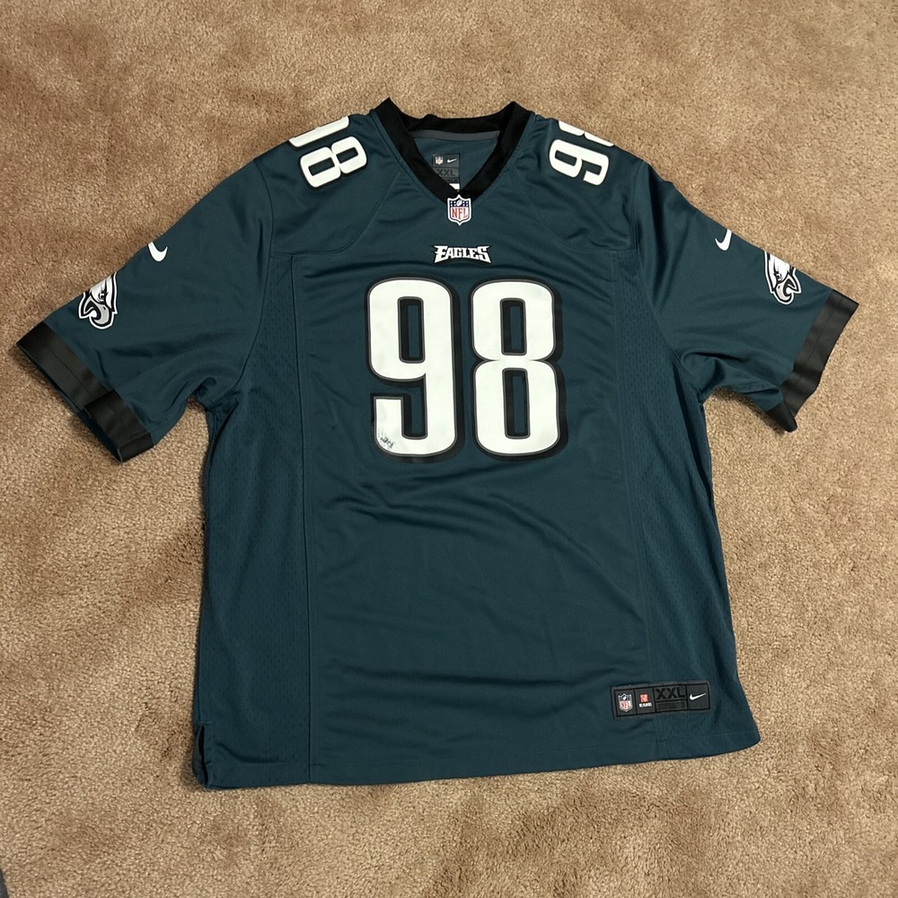 Connor Barwin #98 Nike On-Field Philadelphia Eagles Jersey Mens Size XXL