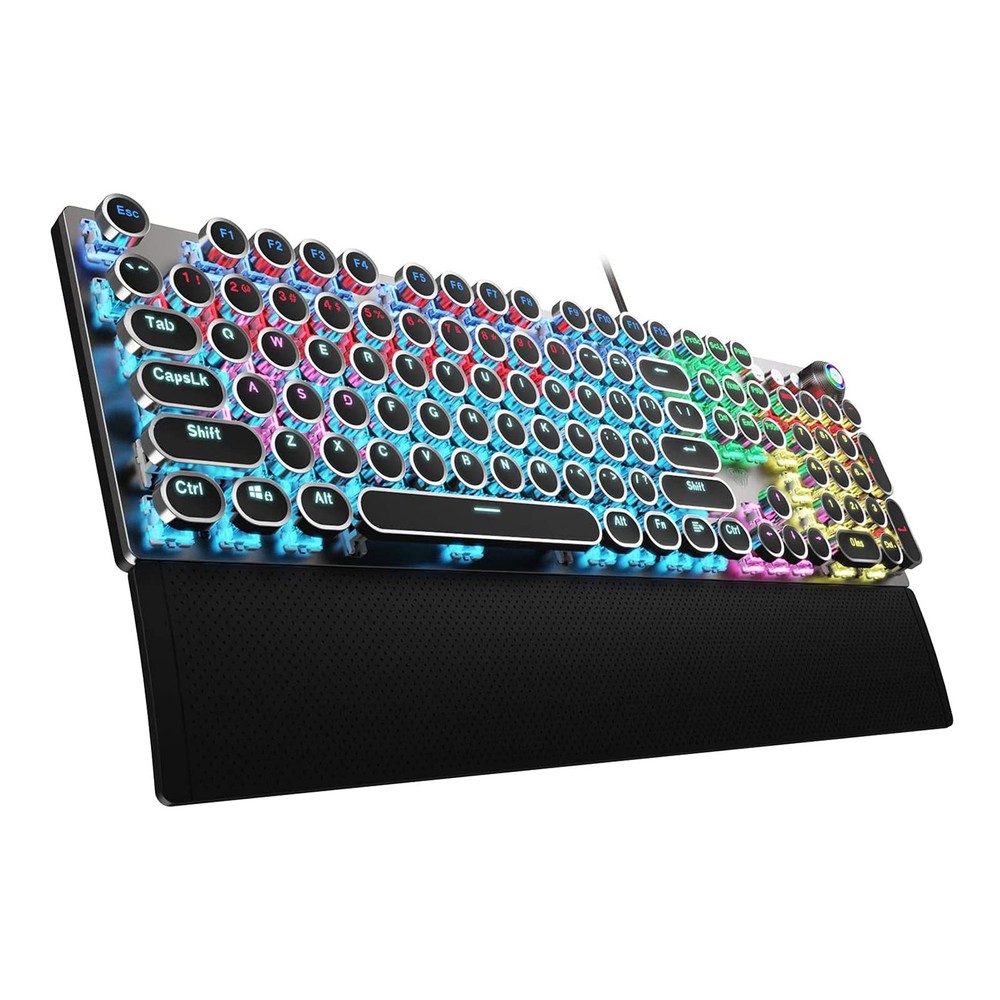 AULA F2088 RGB LED Backlit Mechanical Gaming Keyboard with Clear Switches
