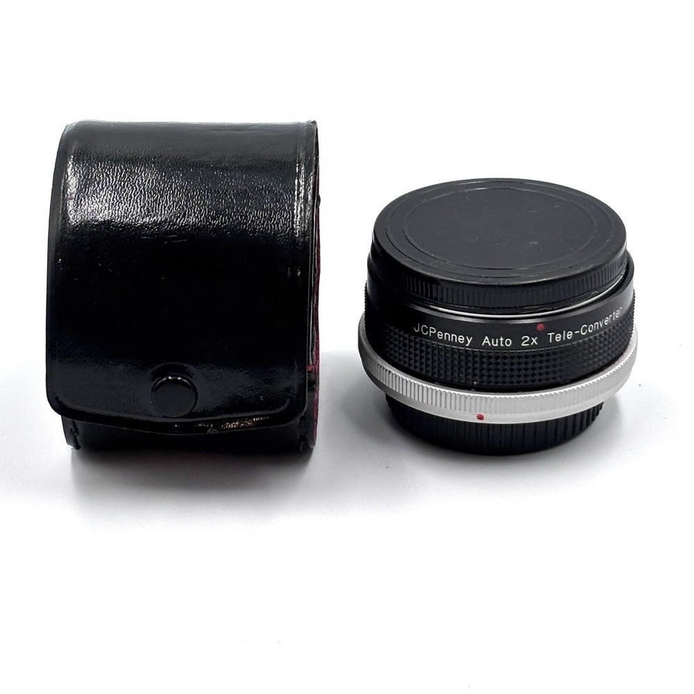 JCPenney FL FD Canon 2X Tele-Converter Lens Doubler for AE-1 Cameras