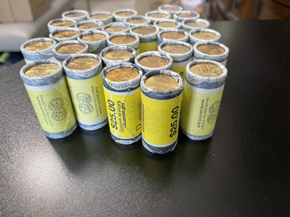 1 roll Of 2000-P 2000 P Sacagawea Native American  $1 Dollar Coins $25 2000P