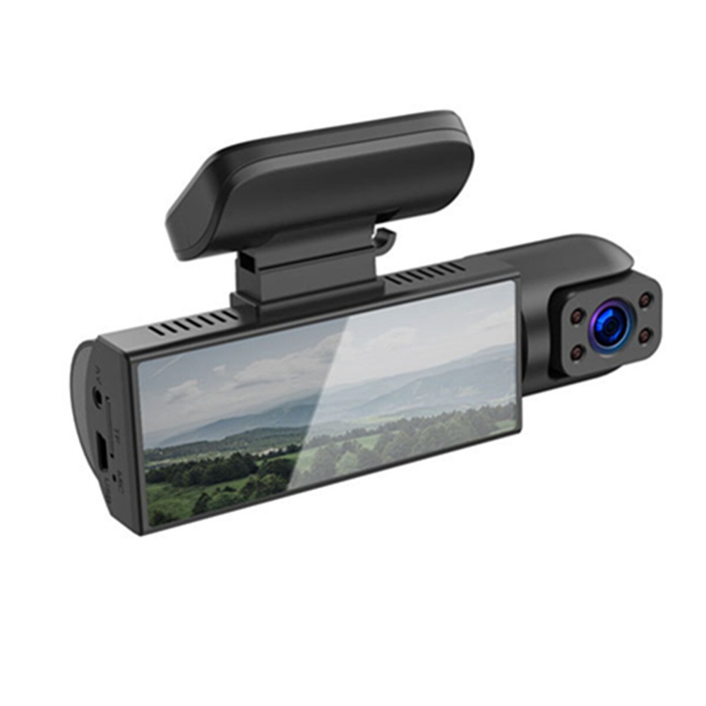 Dual Lens 3.16in Car DVR Dash Cam Video Recorder G-Sensor Front Inside Camera