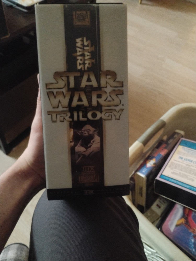 2000 STAR WARS TRILOGY VHS 3 TAPE BOX SET RETURN JEDI EMPIRE STRIKES BACK