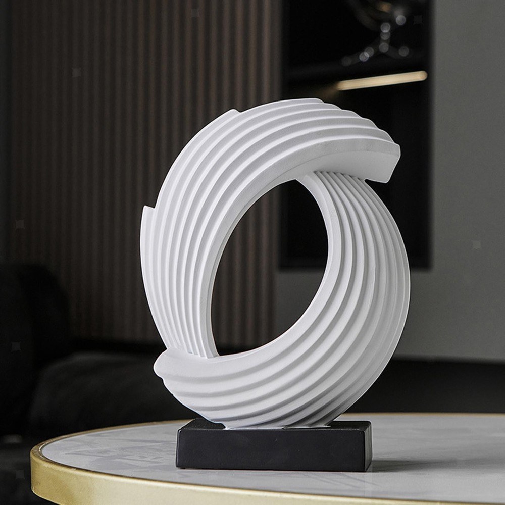 Abstract Resin Tabletop Statue - Creative Aesthetic Artwork Ornament