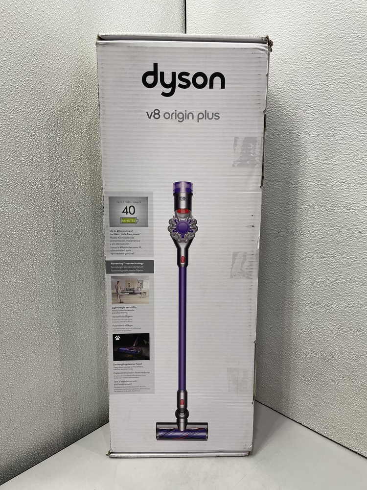 Dyson V8 Origin Plus Cordless Stick Vacuum Cleaner in Purple SV25