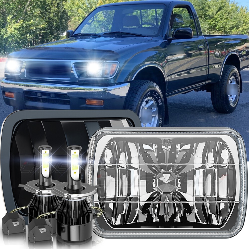 2X 5x7 LED Headlights Hi/Low Beam for 1982-1995 Toyota Pickup Hardbody Truck  